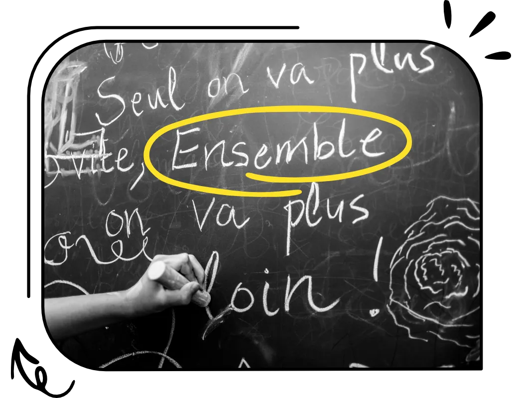 Ensemble. Ce simple tableau noir, où la craie danse et trace ses messages, est bien plus qu'un simple outil scolaire. C'est un symbole puissant de notre engagement collectif envers l'avenir de nos enfants.